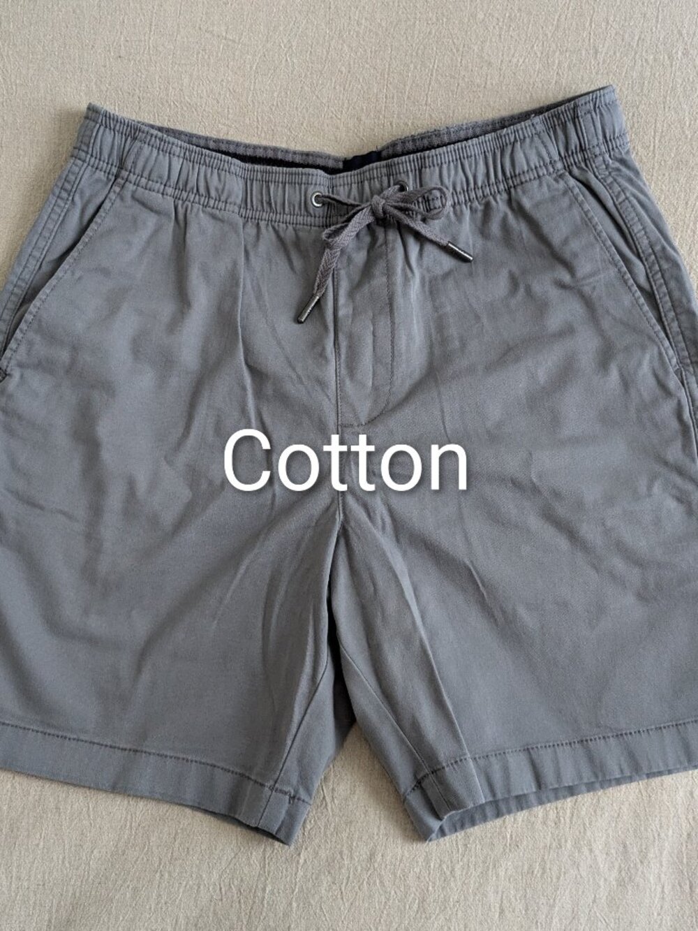 🩳 GAP Men's Easy Shorts - Size S - Gray - Cotton Blend NWOT